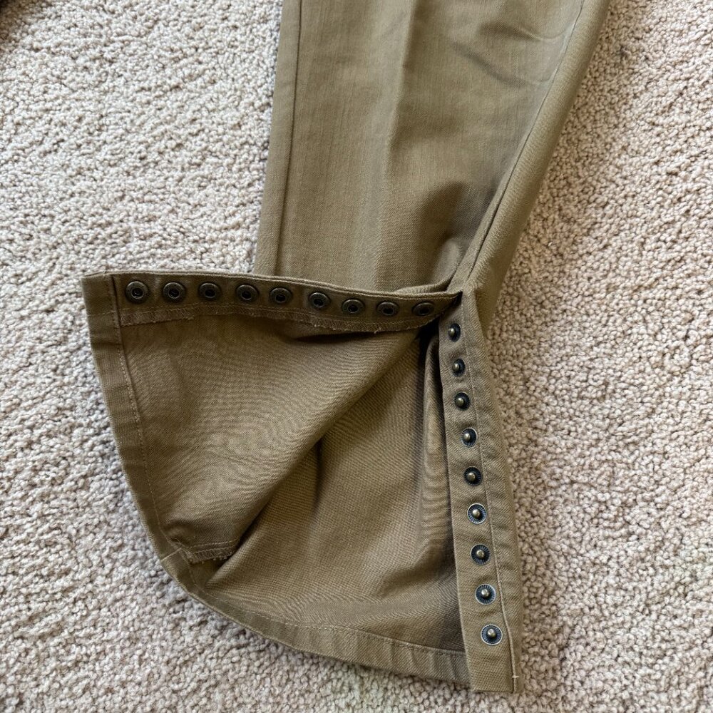 Soft Surroundings Ultimate Pull-On Slim Leg Jeans – Camel/Tan | Size XL (18)